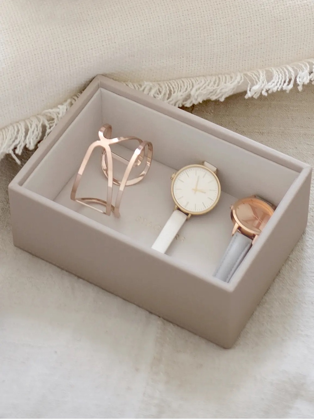 Stackers Taupe Jewelry Valet Tray